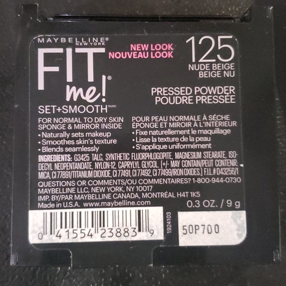 Fit Me! Set + Smooth 125 Nude Beige Powder - Picture 2 of 2
